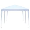 3 x 6m Home Use Outdoor Camping Waterproof Folding Tent with Carry Bag White