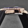 Revue Thommen Men's 'Diver' Blue Dial Black Rubber Strap Swiss Automatic Watch 17571.2865