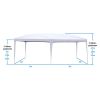3 x 6m Home Use Outdoor Camping Waterproof Folding Tent with Carry Bag White