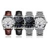 New AESOP Watch Men Sapphire Crystal Quartz Wrist Wristwatch Moon Phase Leather Male Clock Relogio Masculino Hodinky reloj hombr